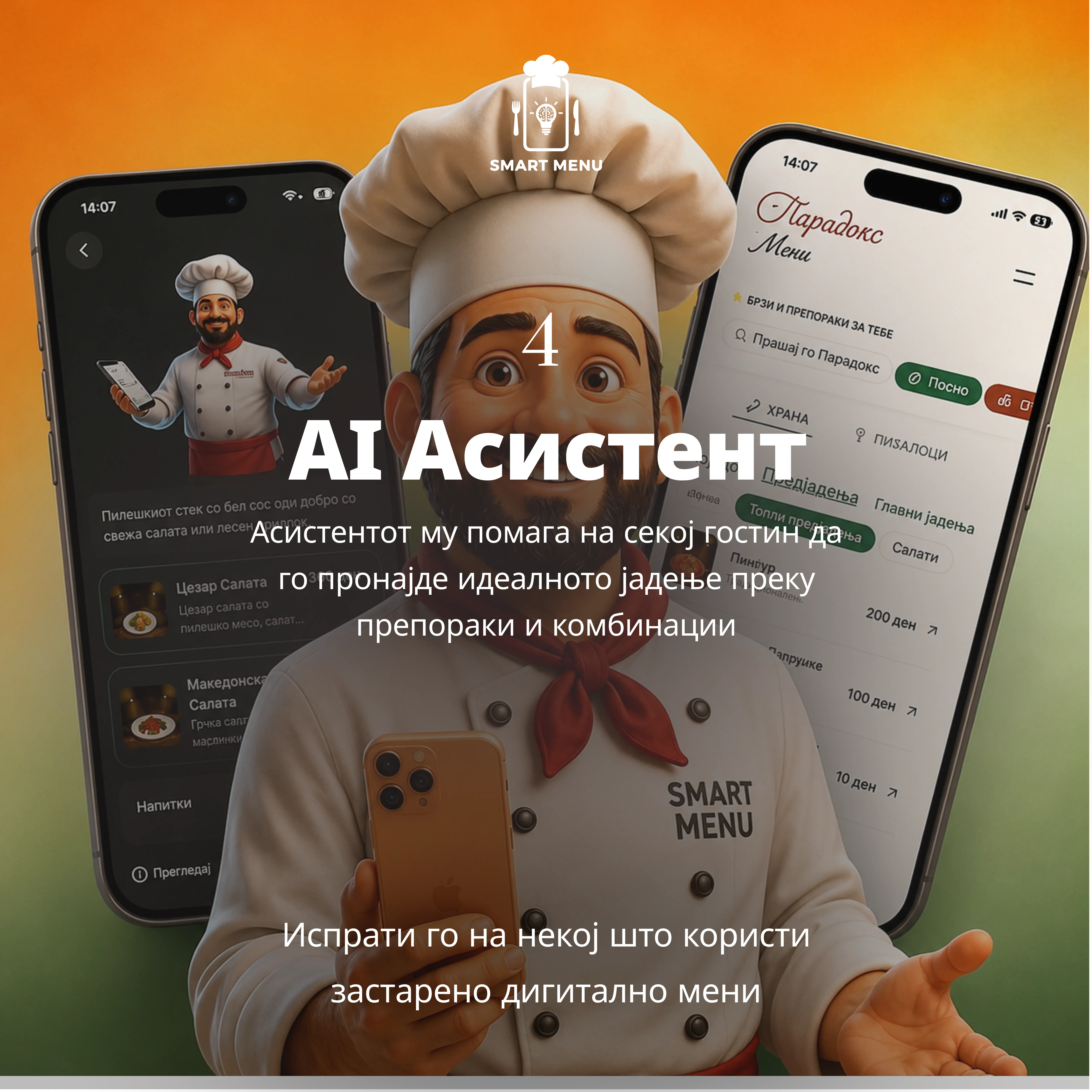 AI асистент во дигитално мени
